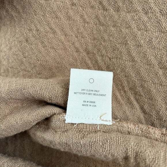 Hansel From Basel Sonja Quilted Dress (Size 1 or S) Camel Midi Modest Oversized - Picture 13 of 13